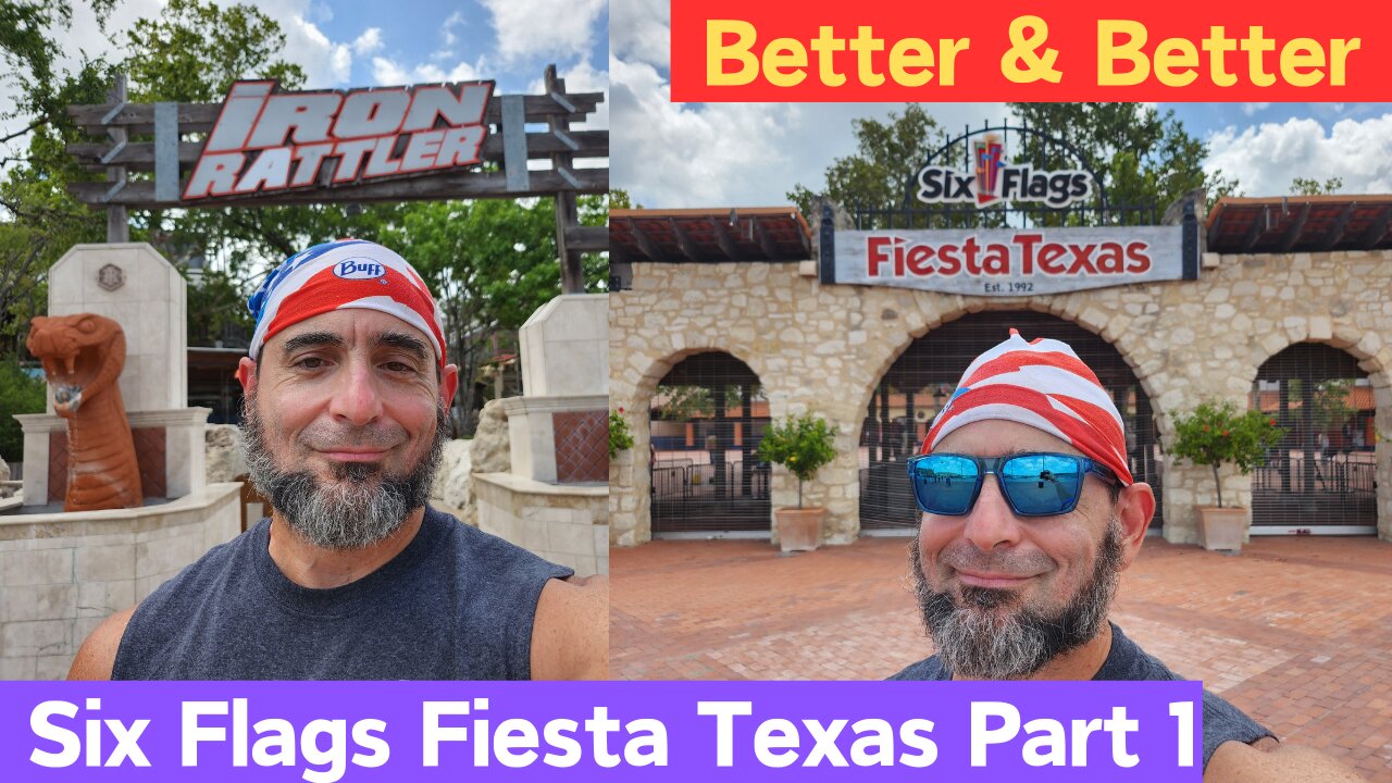 Is this the BEST SIX FLAGS? Fiesta Texas Part One