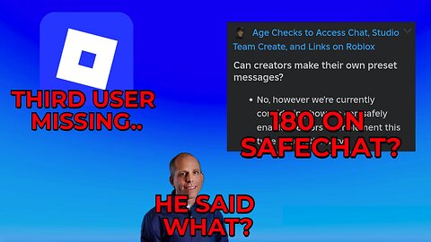 Teen MISSING After Roblox, CEO Age Check Update + Custom Chat NOW Allowed