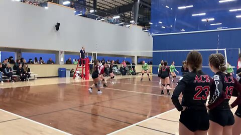 u16 girls volleyball match 2022