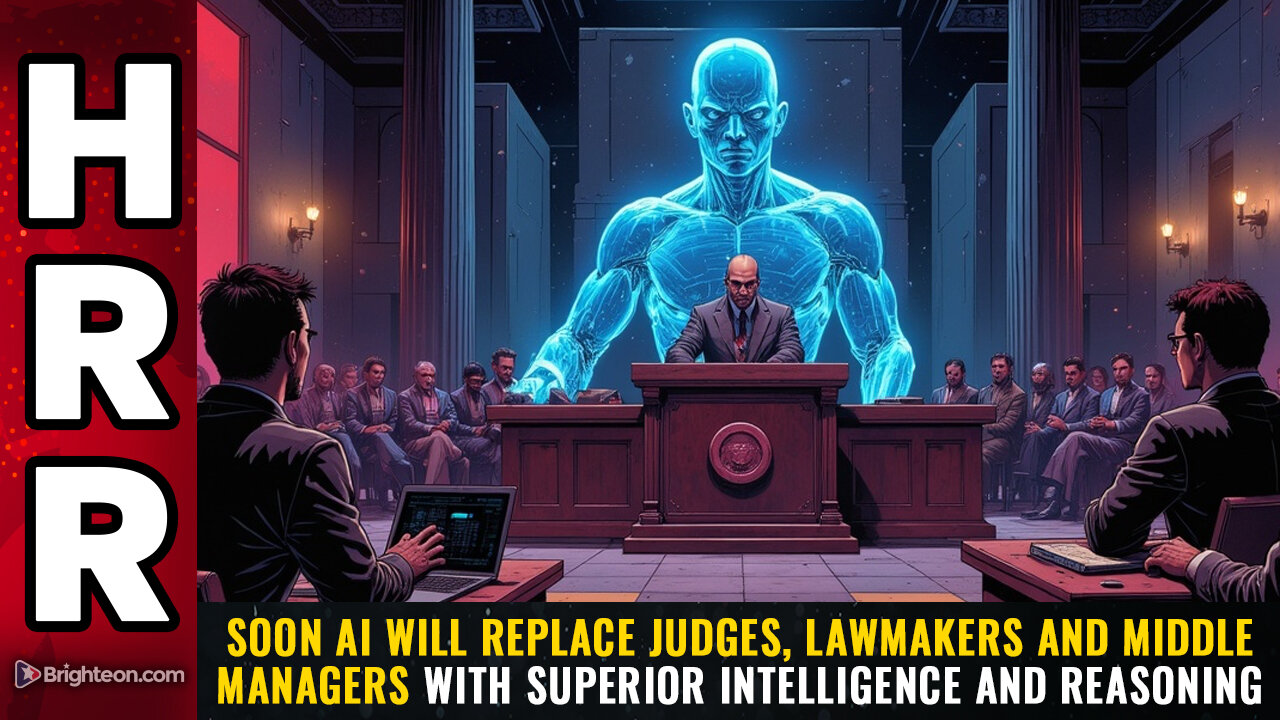 Soon AI will REPLACE judges, lawmakers and middle managers...