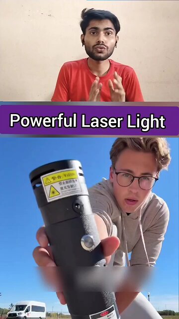 Powerful Laser Light
