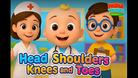 Doctor JJ Check Up 🩺 Head Shoulders Knees and Toes | Fun Nursery Rhymes & Kids Songs | PashaToonz