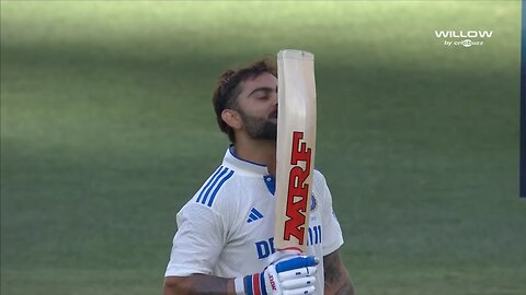 Virat Kohli celebrates his 81st Intl century and 30th in whites | Aus vs IND 1st test 2024 Perth