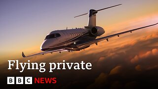 Why private jet popularity in the US is taking off | BBC News