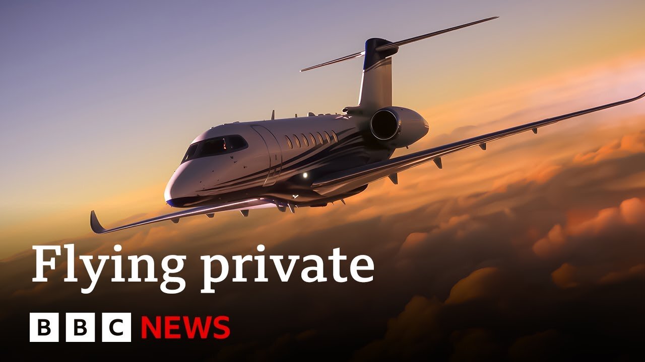 Why private jet popularity in the US is taking off | BBC News