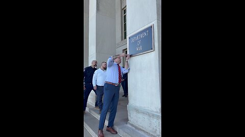 Welcome to the War Department.