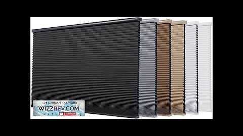 Persilux Custom Blackout Cellular Shades Cordless Window Blinds Honeycomb Blinds for Windows Review