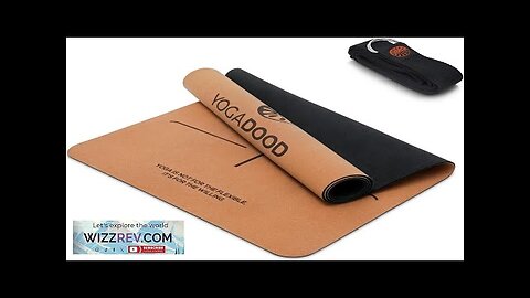 Premium Cork Yoga Mat & Adjustable Strap Bundle Non-Slip Sweat-Resistant Mat Review