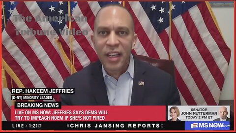 Watch: Hakeem Jeffries CRASHES OUT Over Idiot Protestor Who Got Himself Shot By Agents