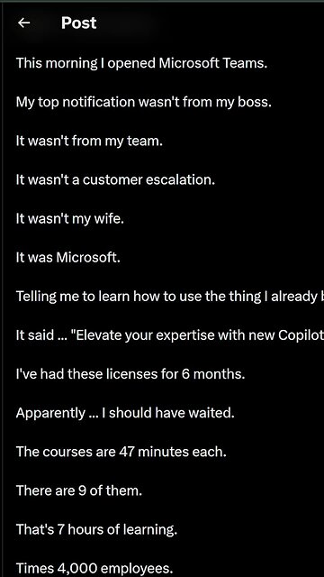 MS Copilot with Corporate adoption.