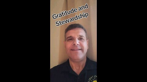 gratitude and stewardship