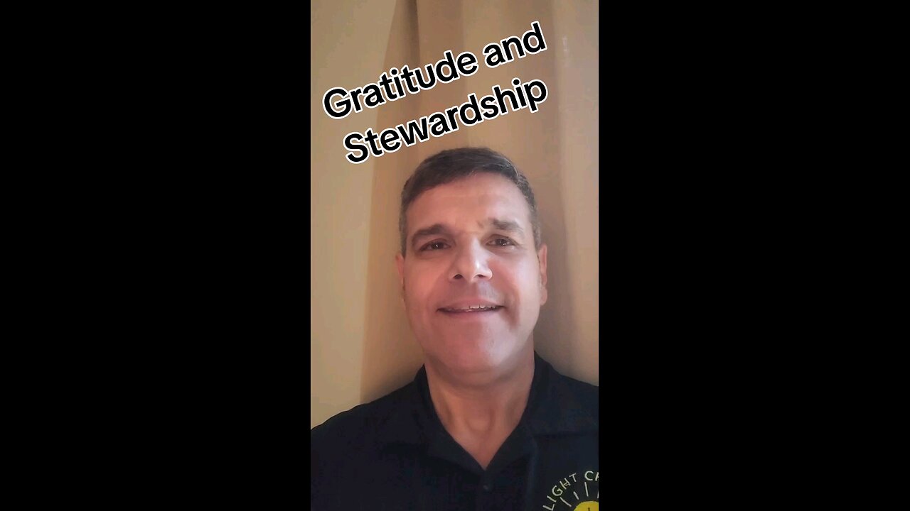 gratitude and stewardship