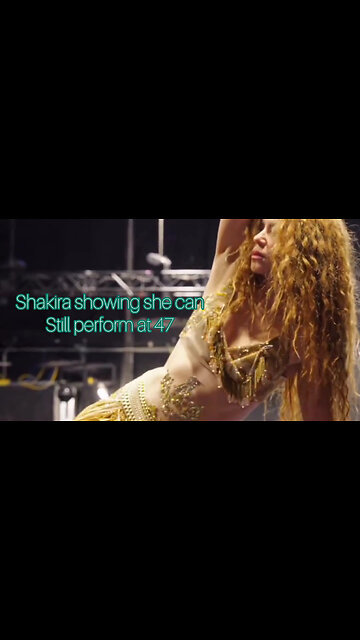 Shakira getting ready for The Grammys