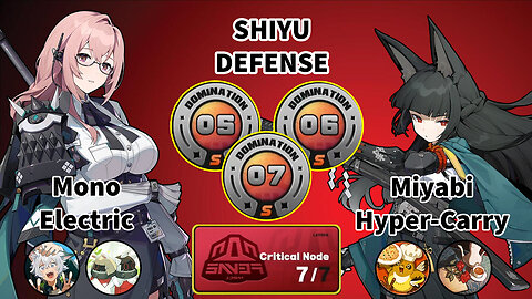 1.5 Shiyu Defense 5 - 6 - 7 | Yanagi Seth Rina | Miyabi Astra Lycaon | Zenless Zone Zero