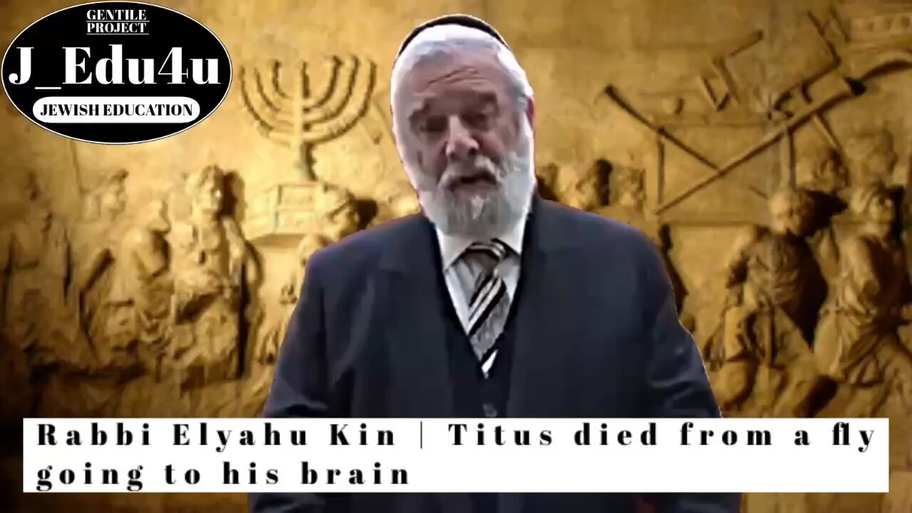 Rabbi Elyahu Kin | Titus died from a fly going to his brain