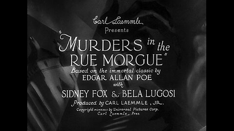 Murders in the Rue Morgue (1932)