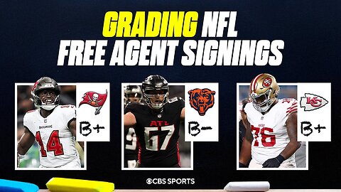 2025 NFL Free Agency Grades: Bucs get B+ for bringing back Chris Godwin, Bears continue to fill OL