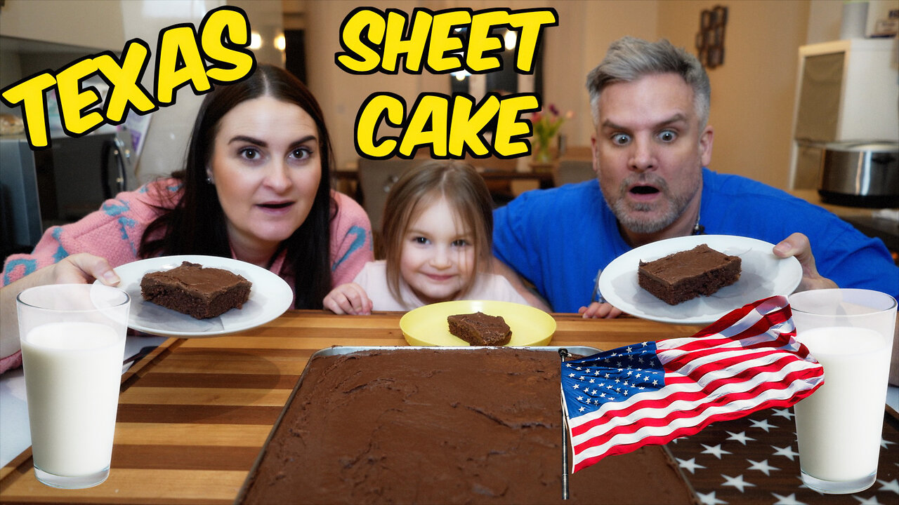 Brits Discover TEXAS SHEET CAKE | What on Earth Is This ?!?!