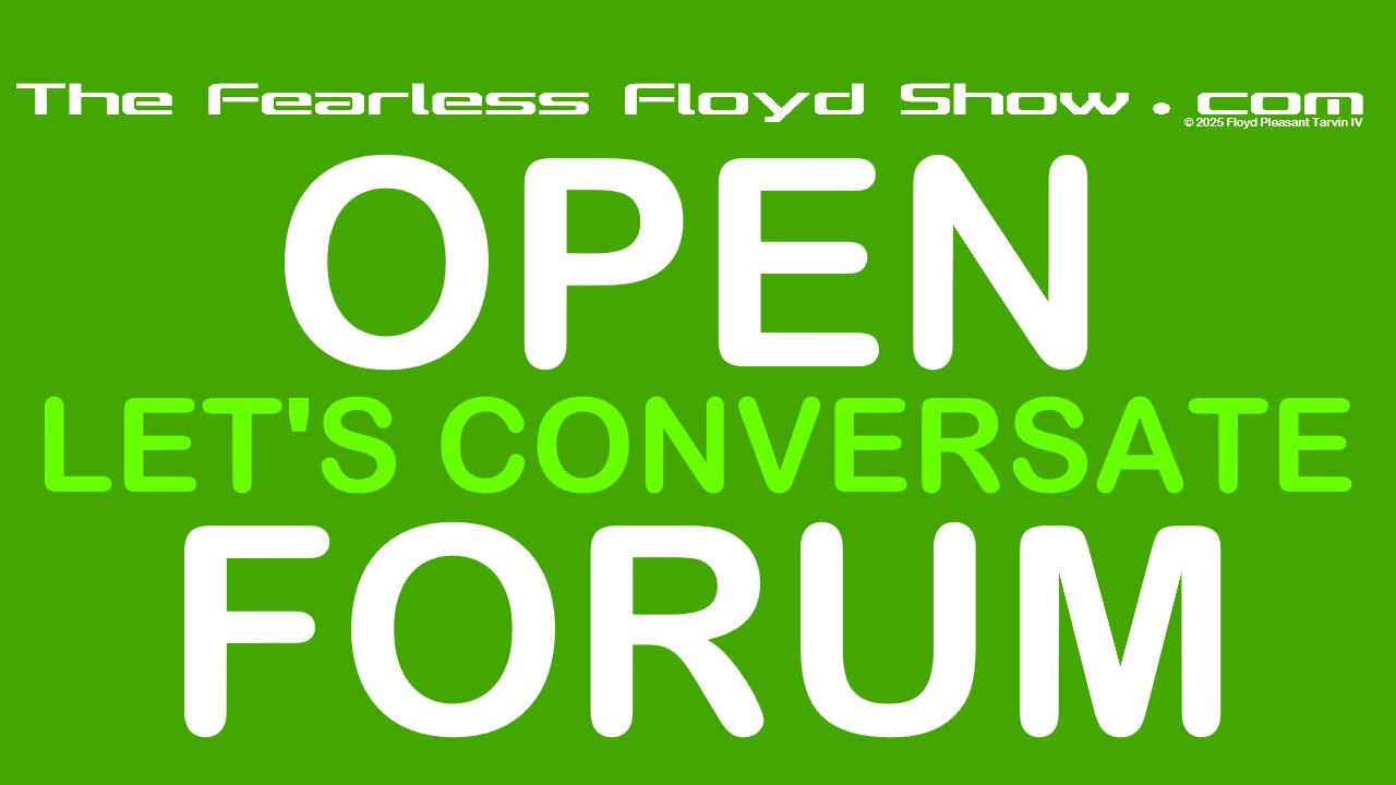 SUNDAY OPEN FORUM: Let's talk about Stuff!