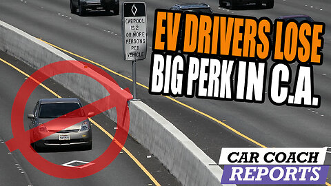 NO MORE Electric Vehicle Access to Carpool Lanes