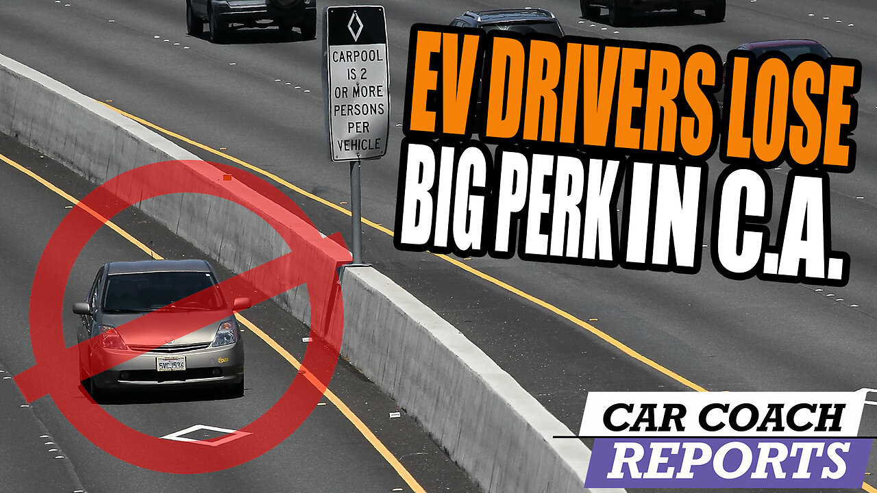 NO MORE Electric Vehicle Access to Carpool Lanes