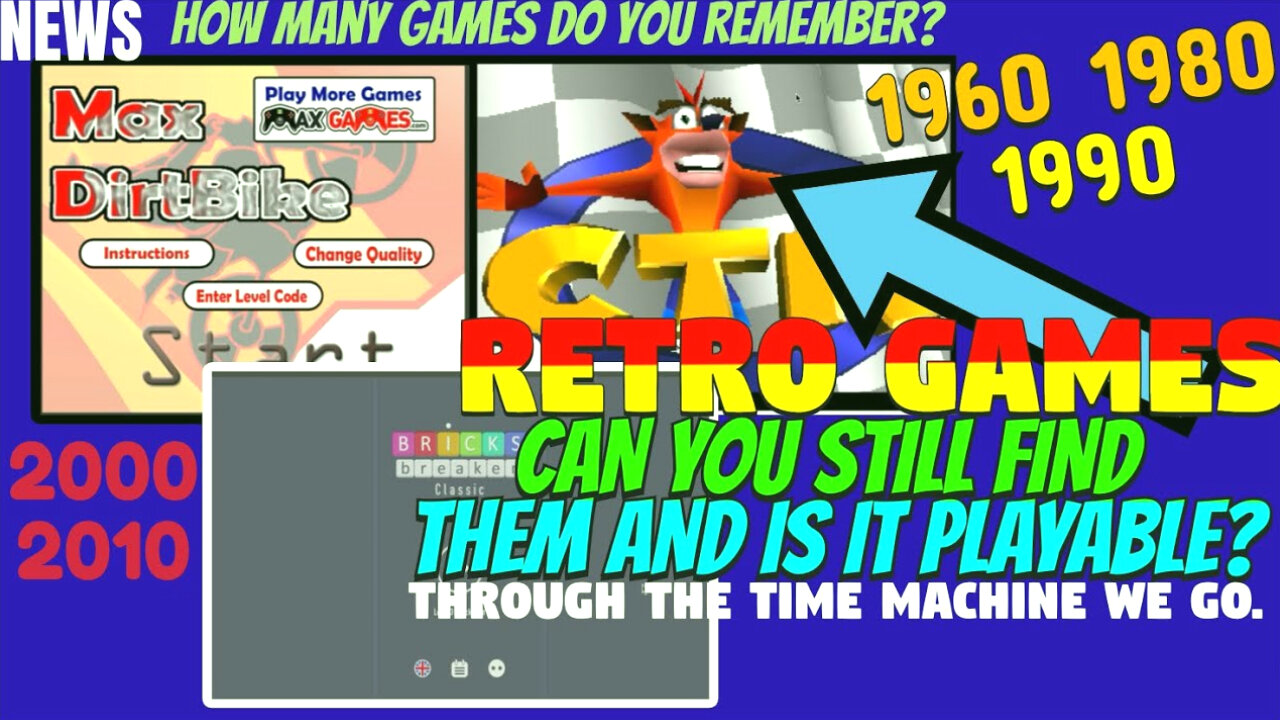 Are There Retro Games That You Can Play From Decade's Ago? |News