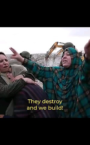 israeli forces demolish a paletineian home in hebron stop genocide israel stop genocide israel