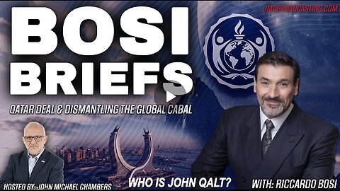 JMC W/ COL BOSI- Decoding Trump's Moves: Qatar Deal & Dismantling Global Cabal. WHO IS JOHN QALT?