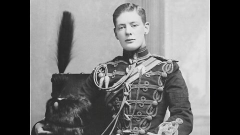19-year-old Winston Churchill as a cadet at the Royal Military College, Sandhurst, 1893.