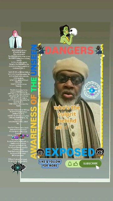 ▪︎DANGERS EXPOSED/AWARENESS OF THE UNSEEN▪︎