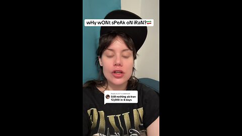 “wHy wONt sPeAk oN iRaN?🇮🇷”