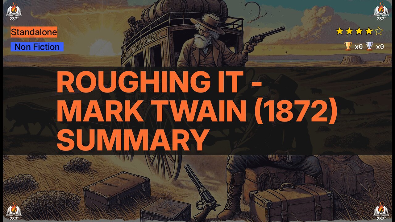Roughing It - Mark Twain (1872) Summary