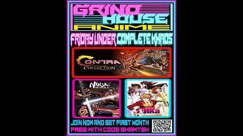 CONTRA III GAME STREAM // FRIDAY UNDER COMPLETE KHAOS // GRINDHOUSEANIME COMMUNITY