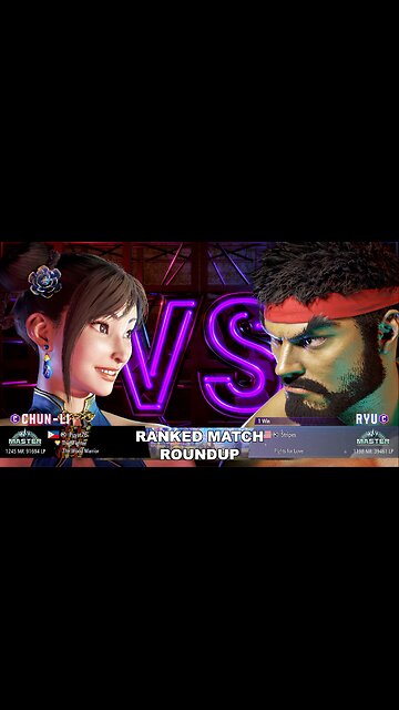 Kuya Kalbo SF6 Ranked Roundup. Chun Li Master Rank [Hori Fight Stick]