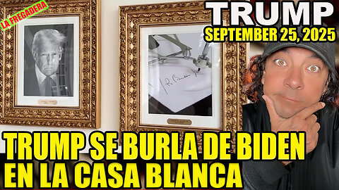 TRUMP SE BURLA DE BIDEN EN LA CASA BLANCA