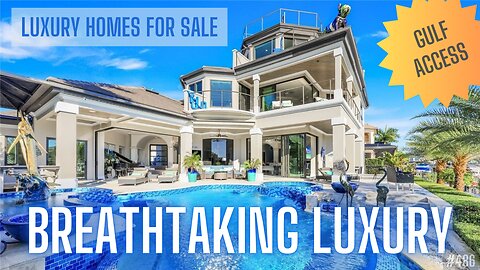 BREATHTAKING LUXURY WATERFRONT HOME with POOL | Cape Coral Homes | Luxury Homes For Sale in SWFL
