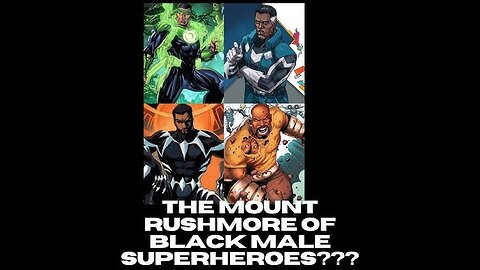 BLACK MEN ARE THE MIGHTY SUPERHEROES & LEGENDARY PIONEERS THAT'S FIGHTING AGAINST THE FORCES OF EVIL