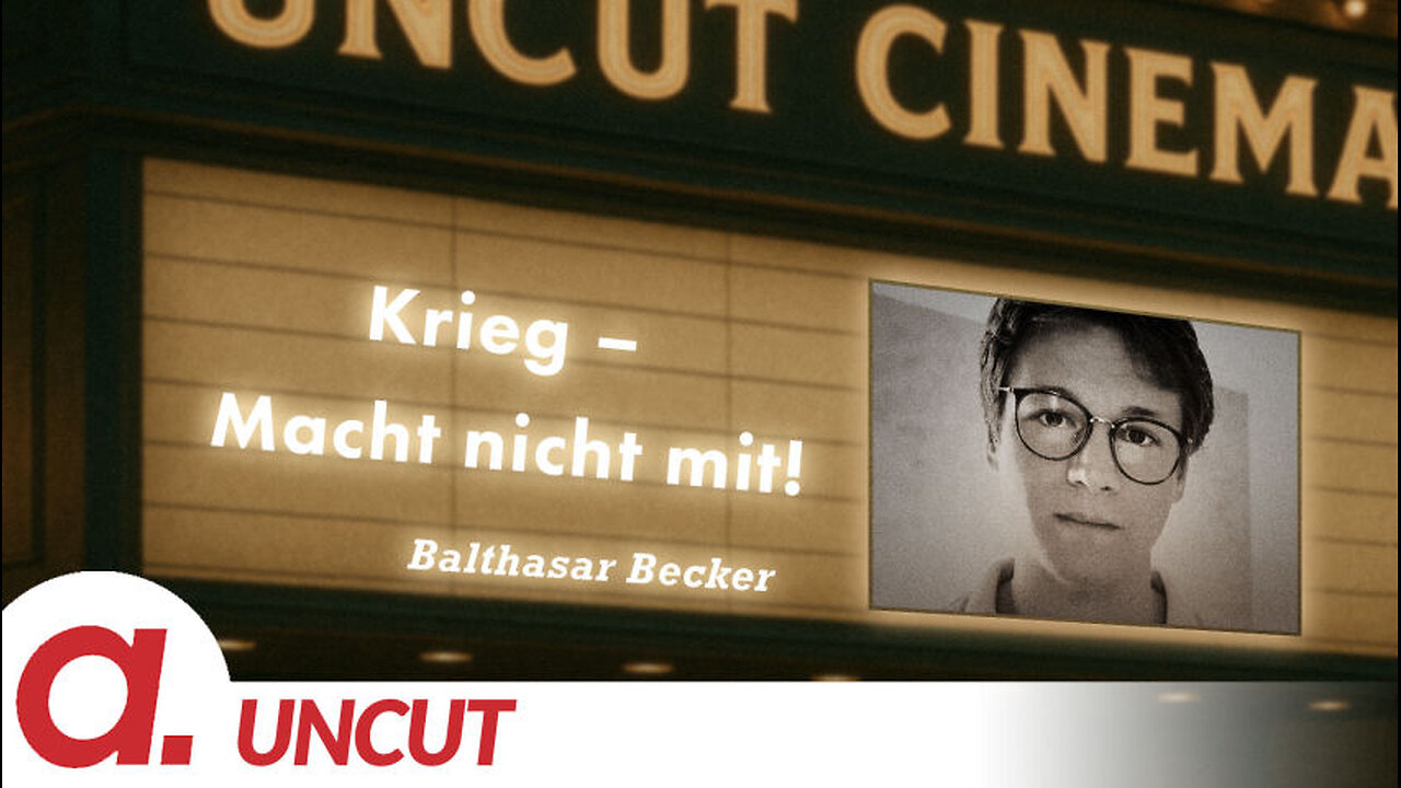 Uncut #40: Heute mit Balthasar Becker | Krieg – Macht nicht mit!