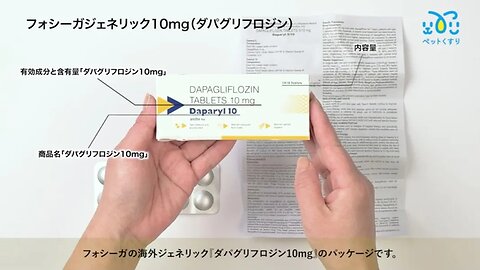 ダパグリフロジン10mg10錠（フォシーガ同等薬）