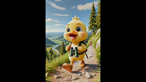 duck little animation for entertainment