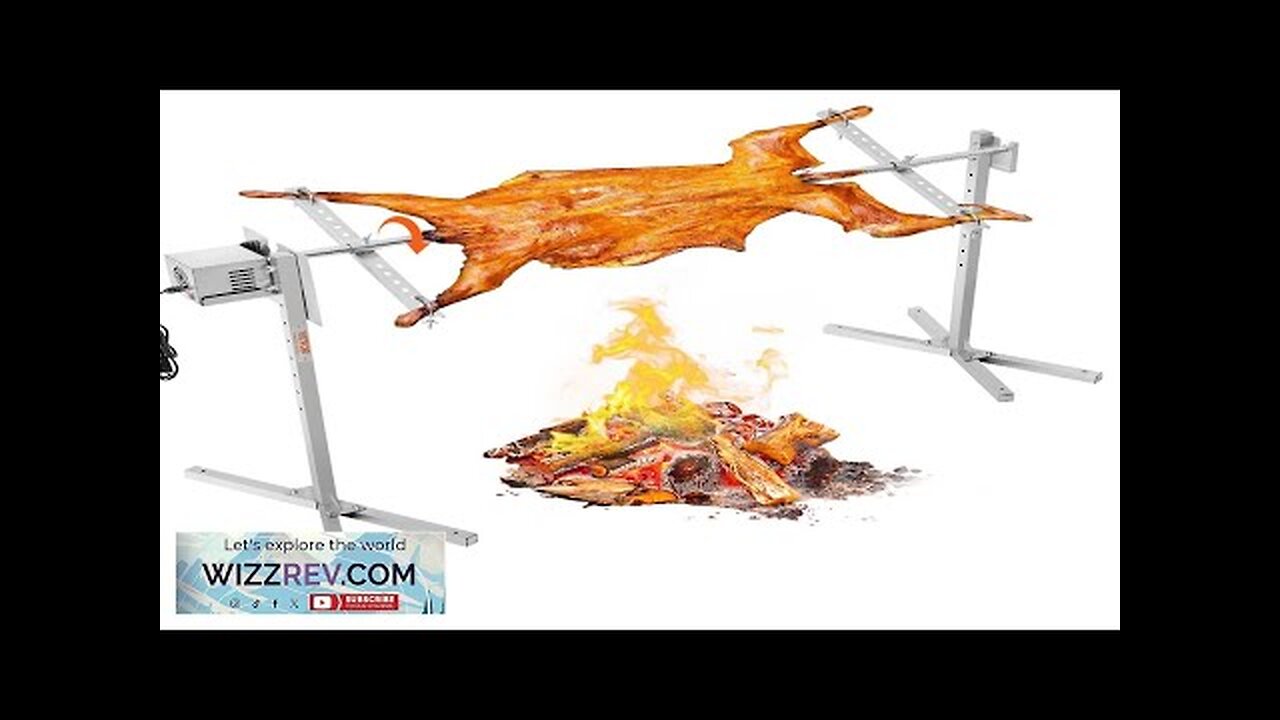 VEVOR 56" Electric BBQ Rotisserie Grill Kit Stainless Steel Grill 132lb Pig Review