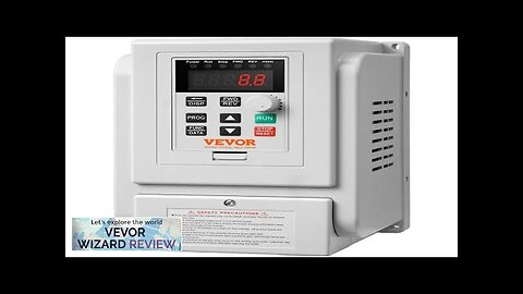 VEVOR VFD 4KW，18A，5HP Variable Frequency Drive for 3-Phase Motor Speed Control Review