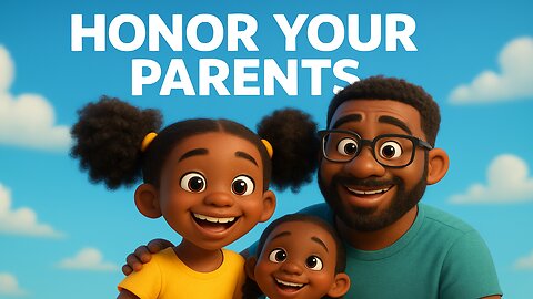 Kids worship song | Honor Your Father and Mother - Exodus 20:12 | Lyric Lambs