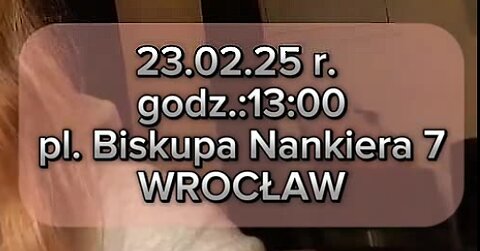 CAŁA POLSKA DO WROCŁAWIA! 23.02.2025 r. 13:00