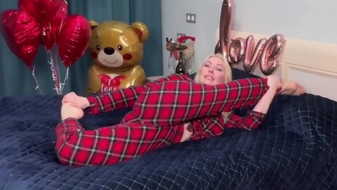 Daily exercise in a nightdress before going to bed