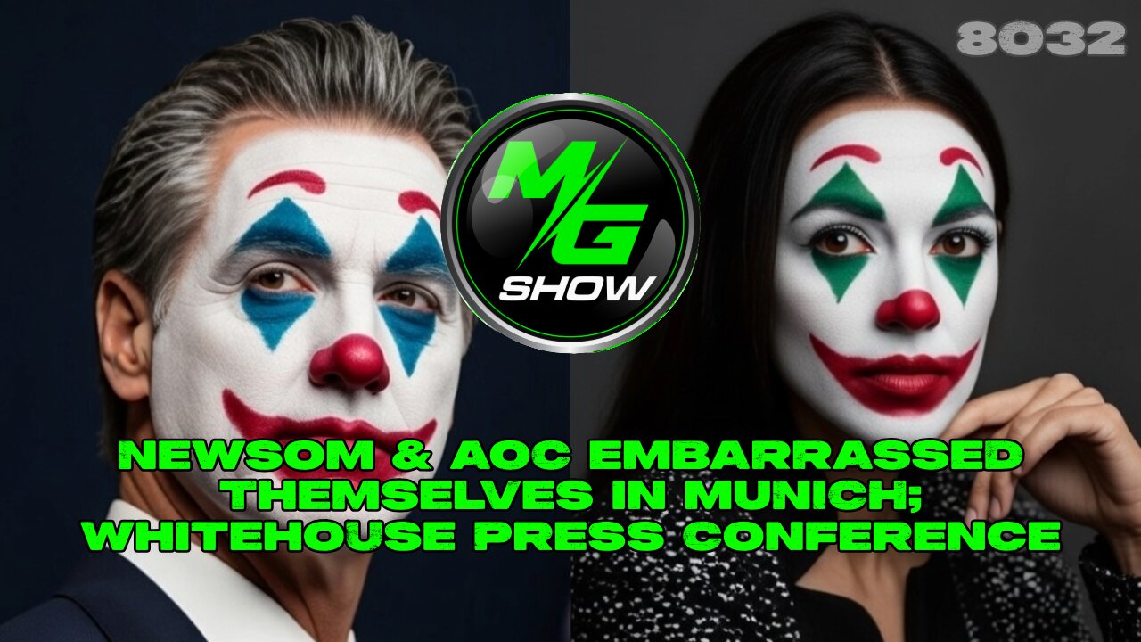 Newsom & AOC EMBARRASSED Themselves in MUNICH; Whitehouse Press Conference
