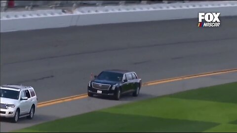 Trump Takes A Lap Around Daytona International Speedway