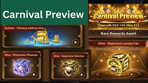 Yalla Ludo Carnival previe New Dise || Yalla Ludo New Evant Carnival Previw