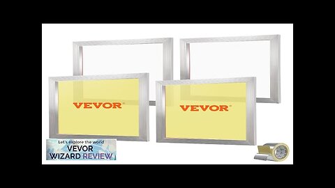 VEVOR Screen Printing Kit 4 Pieces Aluminum Silk Screen Printing Frames 20x20inch Review