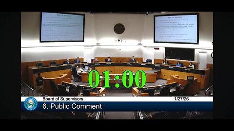 SANTA CLARA COUNTY BOARD OF SUPERVISORS MEETING 1/27/26: THEY MURDERED MY MOTHER